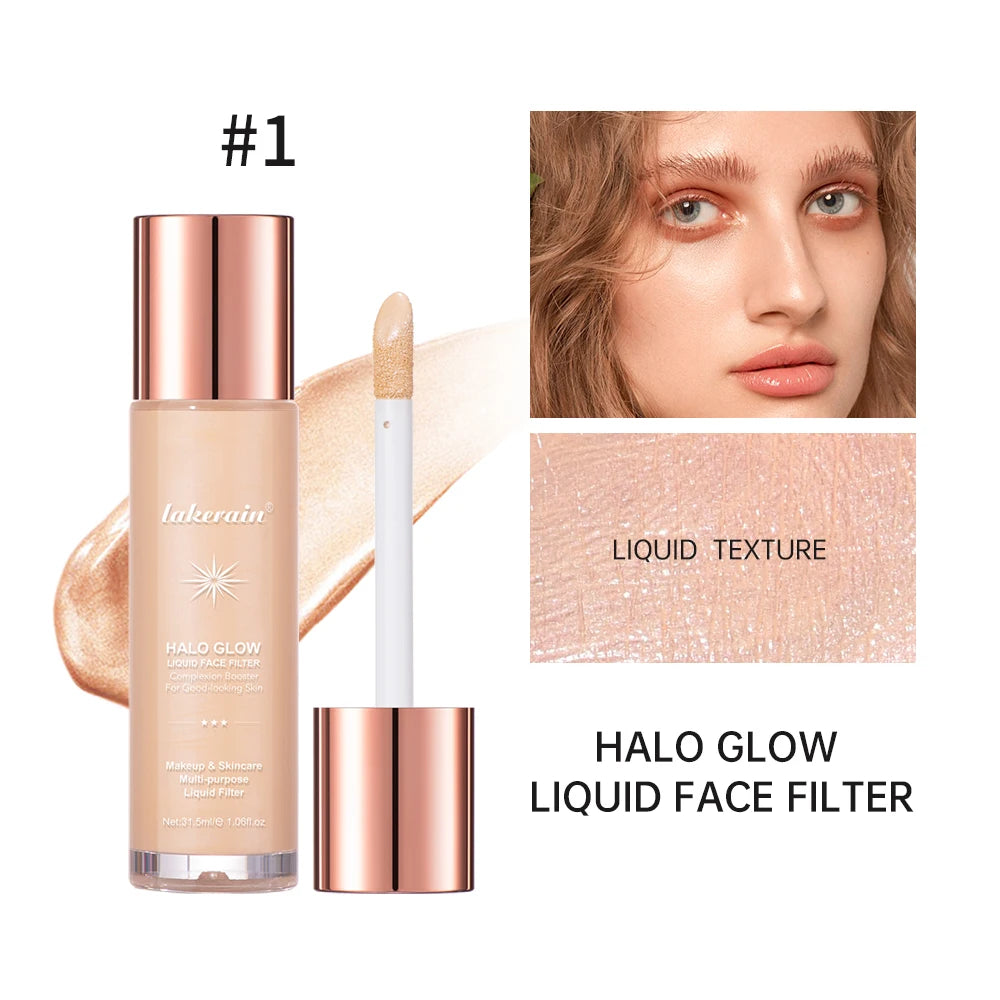 Halo Glow Liquid Face Filter Complexion Booster For A Glowing Liquid Highlighter Face Bronzer Glow Body Face Contour Shimmer Mak HIP 1