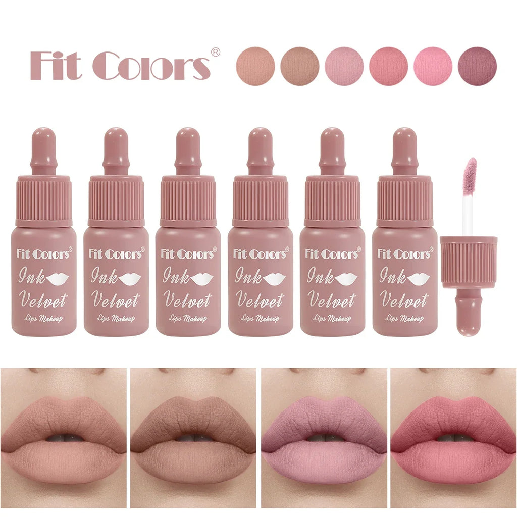 Fit Colors Velvet Matte Liquid Lipstick – Long-Lasting Lip Gloss Matte Liquid Lipstick HIP