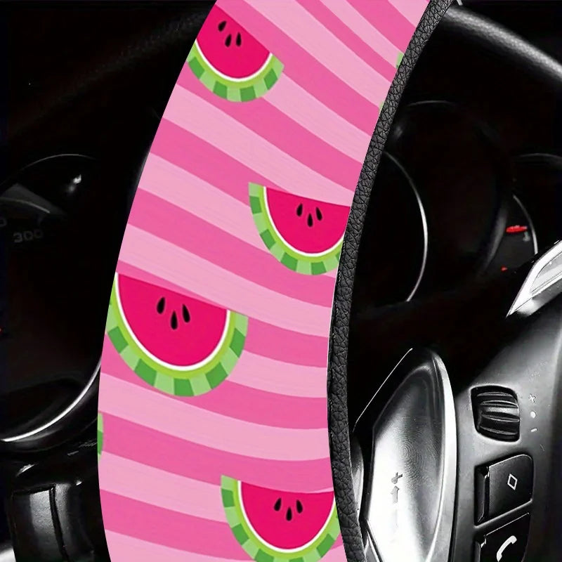 Watermelon Steering Wheel Cover – Anti-Slip, Easy Fit | HIP Steering Wheel Cover HIP