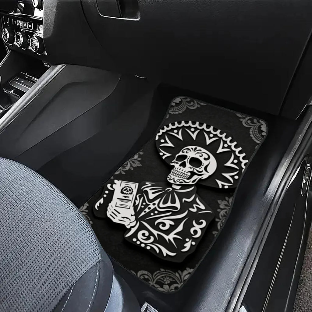 4-Piece Car Floor Mat Set – Anti-Slip Polyester Fiber Car Floor Mats HIP