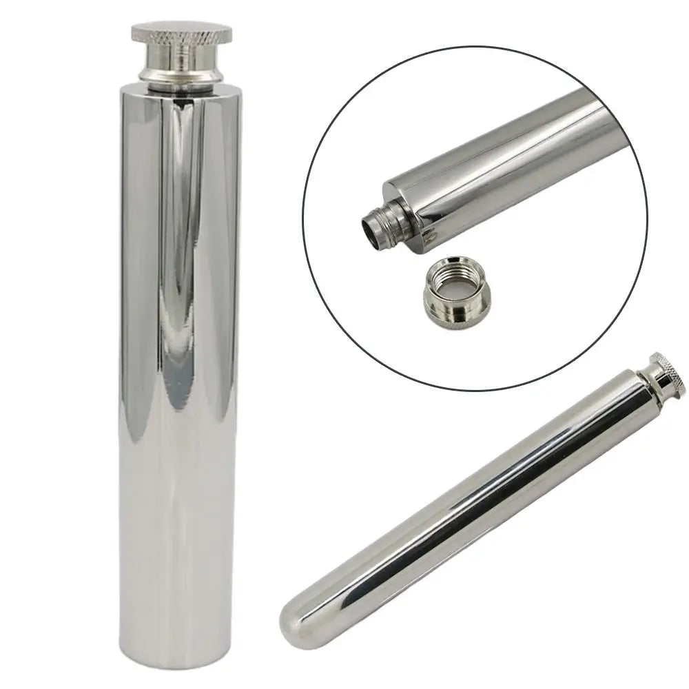 Stainless Steel Tubular Hip Flask 55ml & 60ml – Outdoor Hip Flask HIP