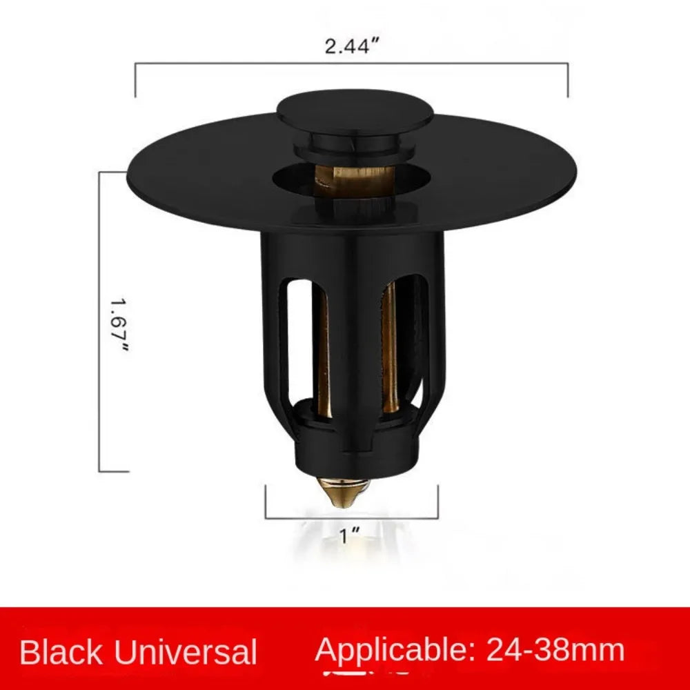 Pop-Up Drain Plug & Hair Catcher – Stainless Steel Sink Strainer Sink Drain Strainer HIP