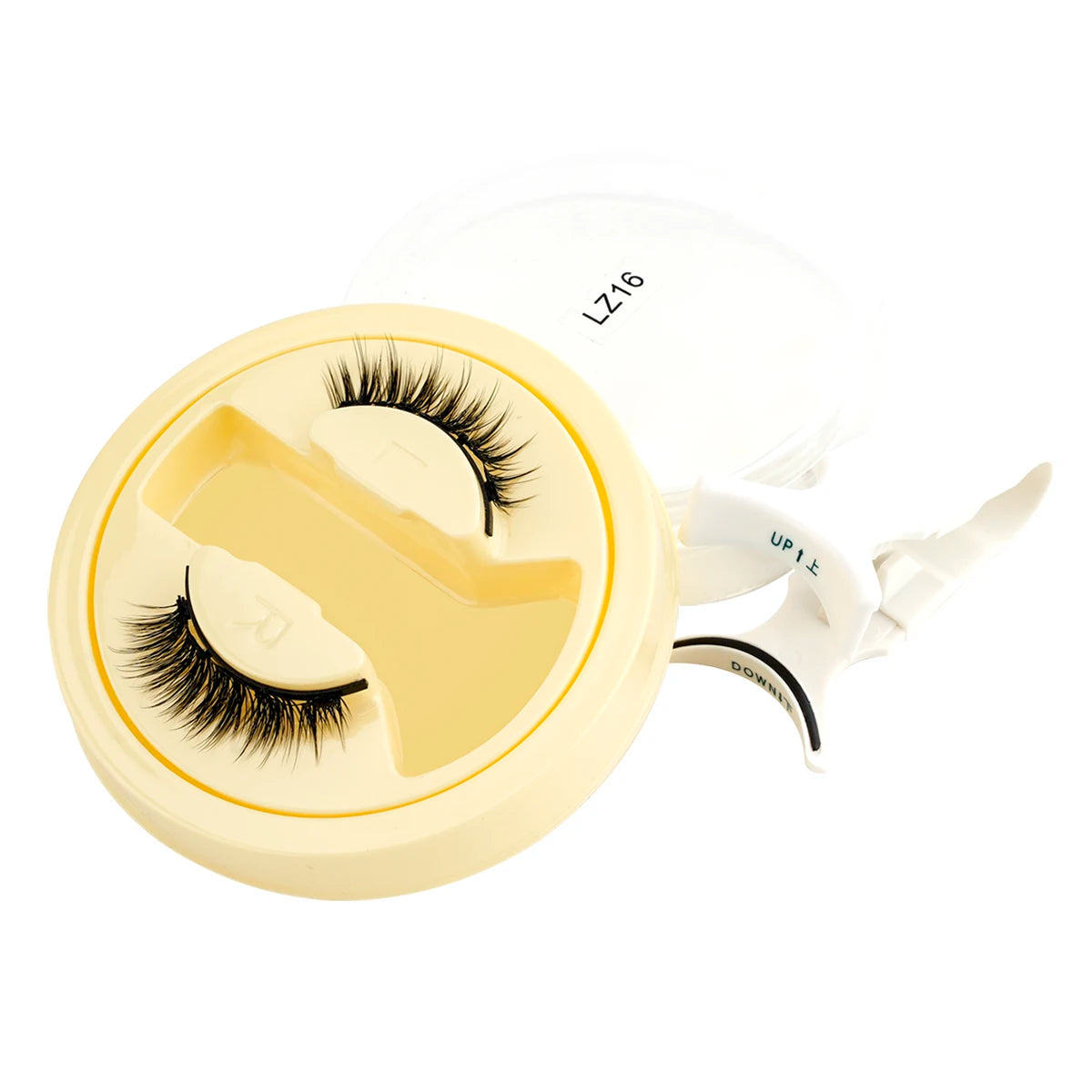 YSDO 1 Pair New Magnetic Eyelashes Set With Tweezers Makeup Natural Light Eyelash Extension Tools Reusable False Eye Lashes HIP