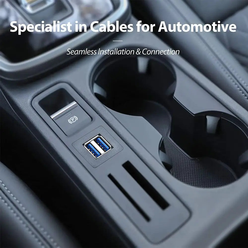 Flush Mount USB 3.0 Extension Cable Panel – Car & Boat USB Extension Cable HIP