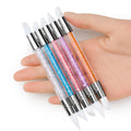 5-Pc Dual-Tip Silicone Nail Sculpture Pen Set – 3D Carving Nail Sculpture Pen HIP C662-5pcs