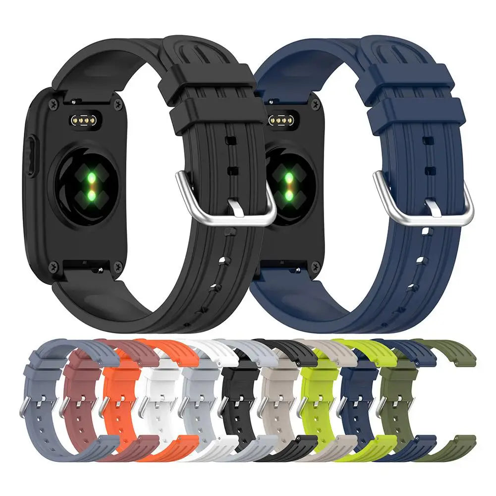 Soft Silicone Strap for Garmin CIRQA Smart Band Sports Fitness Tracker Sport Adjustable Loop Strap Wristband for Men & Women HIP