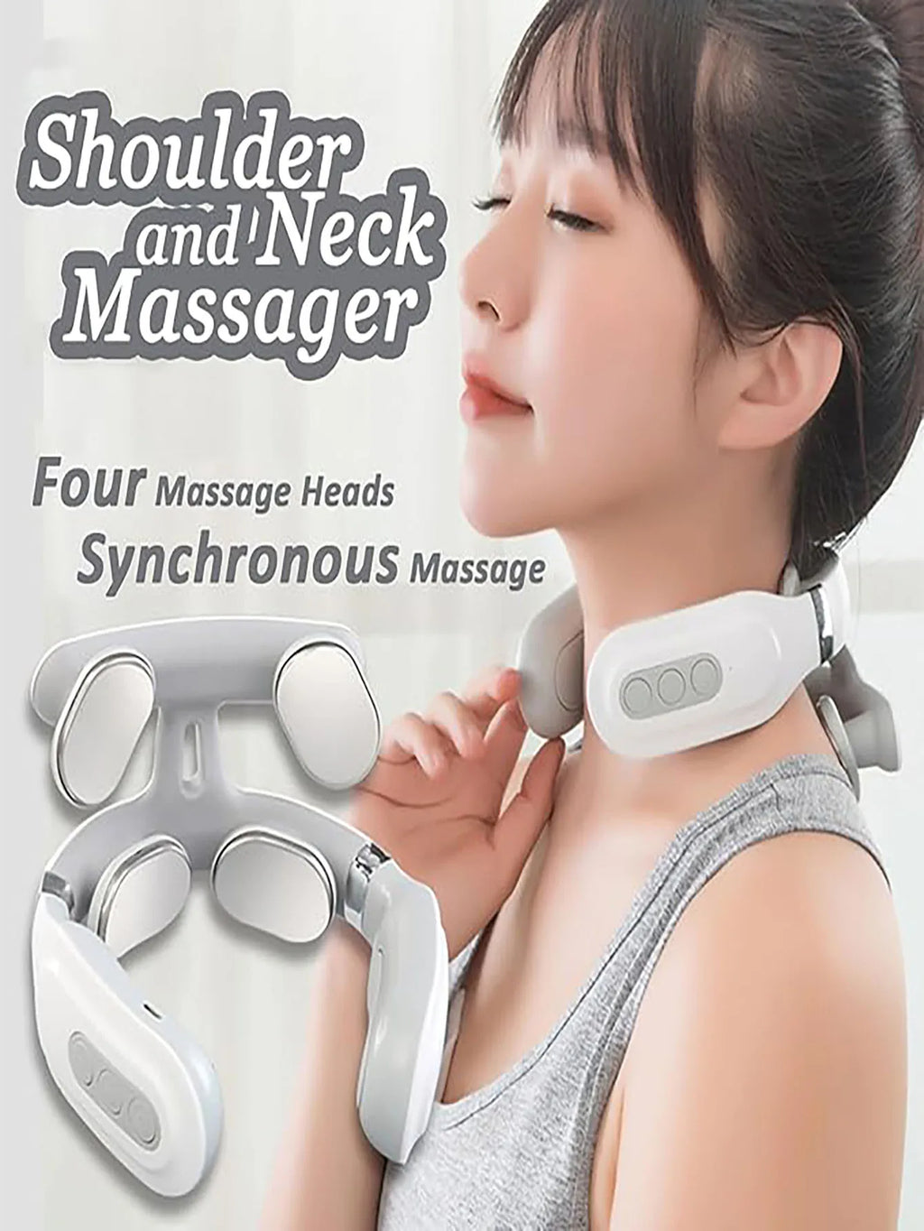 Portable Electric Neck & Shoulder Massager – Rechargeable Electric Neck Massager HIP