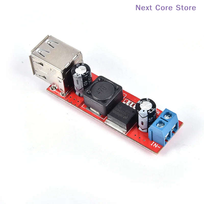 DC 6V–40V to 5V 3A Dual USB Step-Down Converter LM2596 DC-DC Converter Module HIP