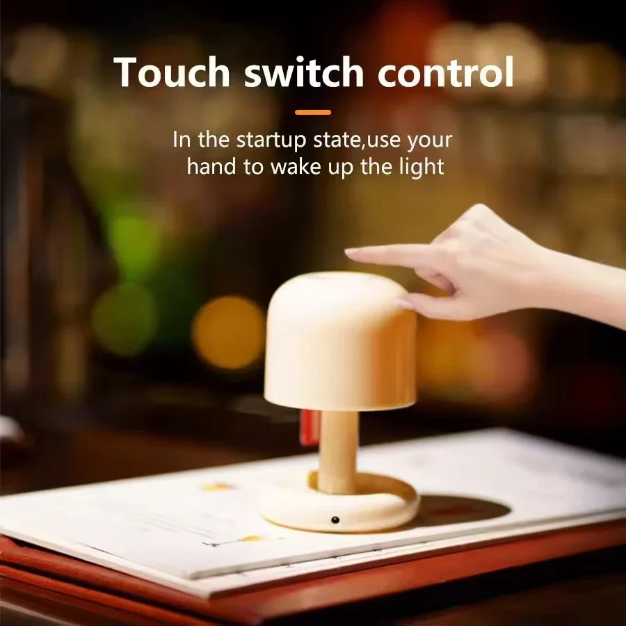 Mini Mushroom Sunset LED Night Light – USB Rechargeable LED Night Light HIP