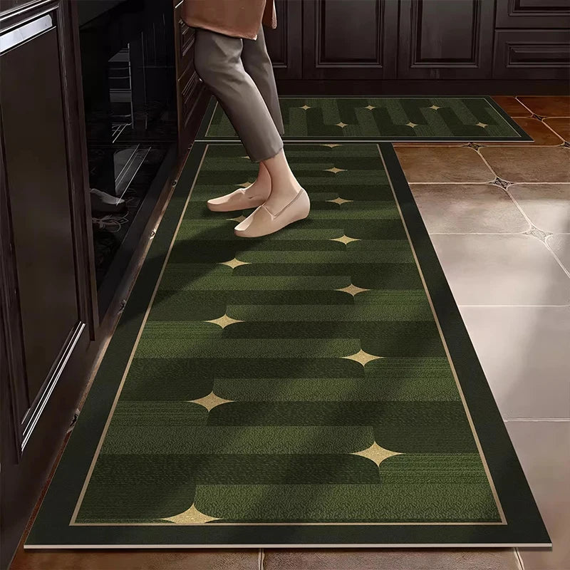 PVC Kitchen Floor Mat – Waterproof Non-Slip Long Rug Runner Kitchen Floor Mat HIP GU5933-P 1pc 40x180cm