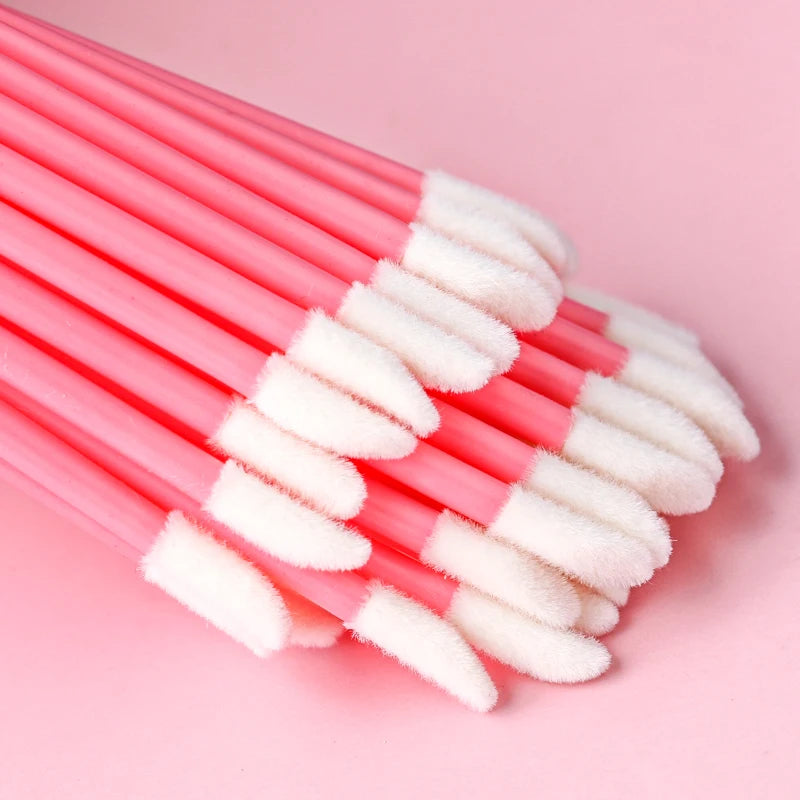 50/1000pcs Lip Gloss Applicator Wand Wholesale Lip Brushes Applicators Eyelashes Brush Lipstick Brush Makeup Beauty Supplie Tool HIP