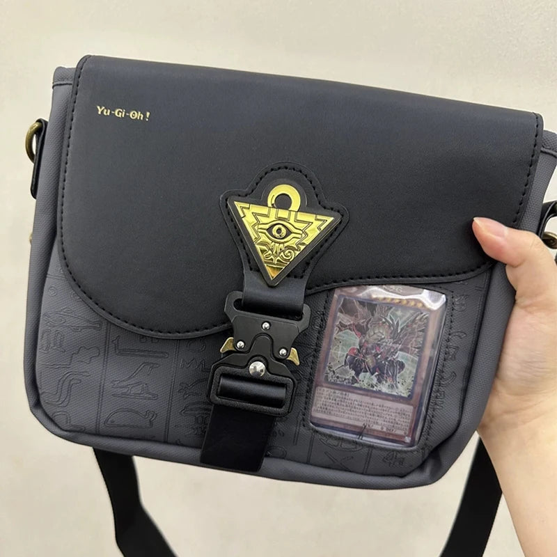Yu-Gi-Oh! Pharaoh Vintage PU Leather Crossbody Bag | Moeyu Anime Crossbody Bag HIP