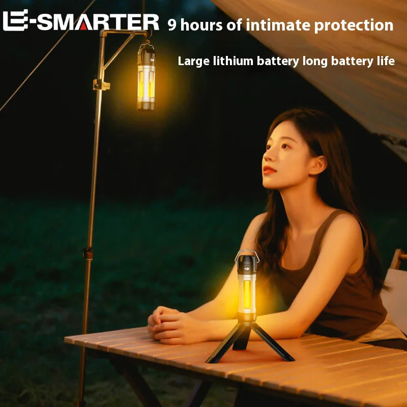 ESMARTER Rechargeable LED Camping Lantern – Hook & Magnet LED Camping Lantern HIP