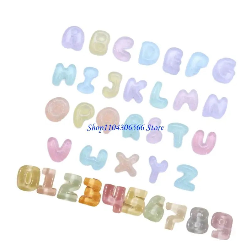 Resin Keyboard Keycap Stickers – 26 Letters & 10 Numbers Keyboard Keycap Stickers HIP