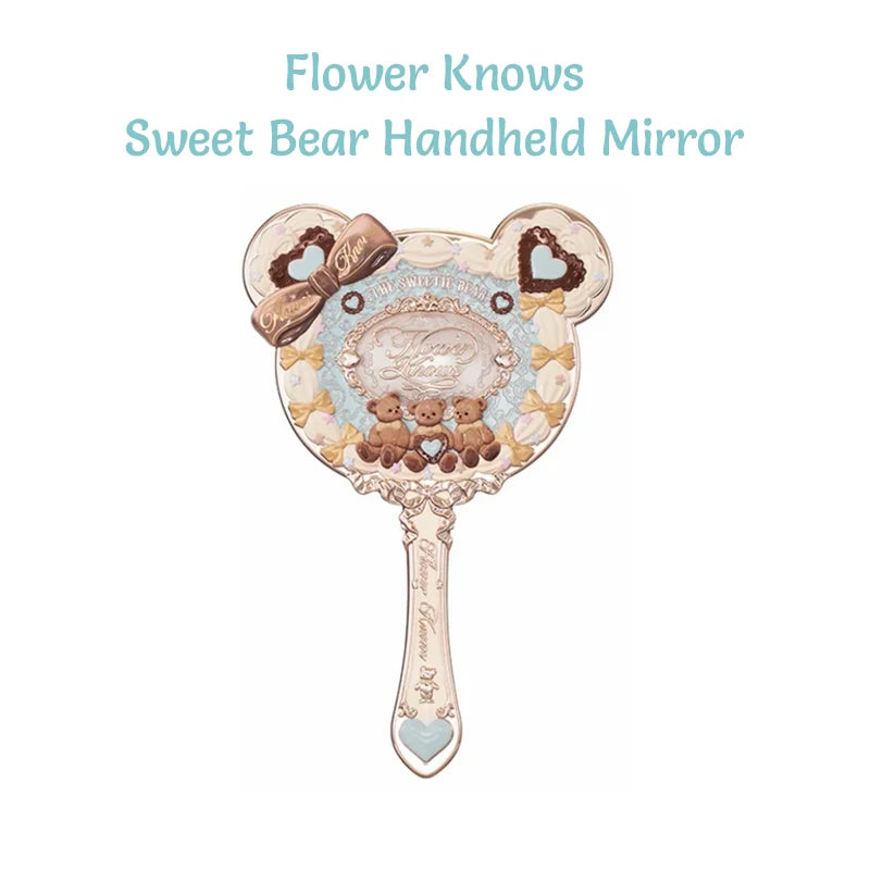 Flower Knows Sweet Bear Portable Compact Makeup Mirror Compact Makeup Mirror HIP