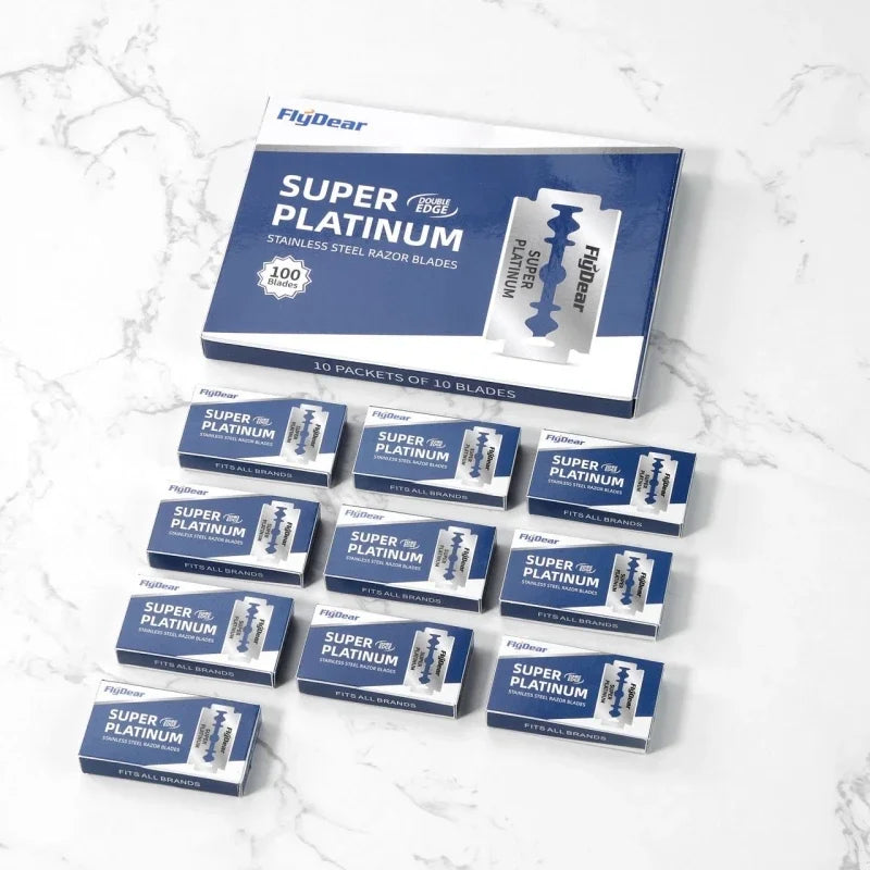 Double Edge Safety Razor Blades – Stainless Steel DE Blades Safety Razor Blades HIP