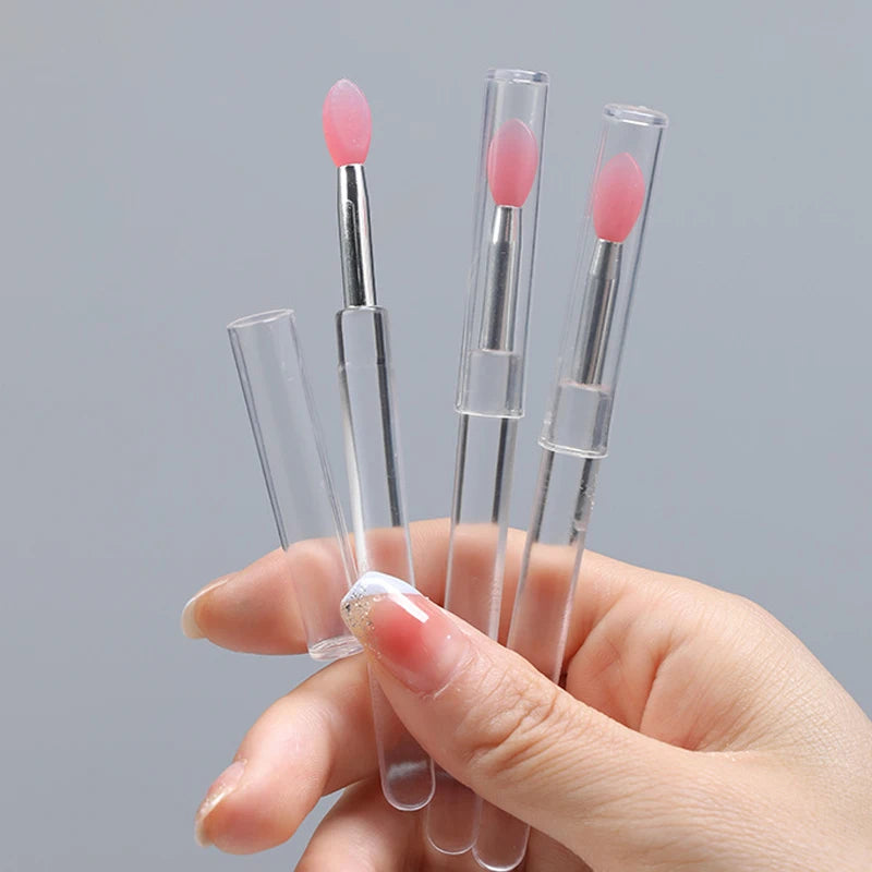 Silicone Lip Brush with Cap – Portable Multi-Purpose Brush Silicone Lip Brush HIP