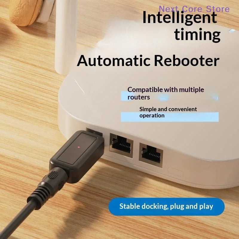 WiFi Router Auto Reboot Timer 24H Restart Controller 5V–24V Router Restart Timer HIP