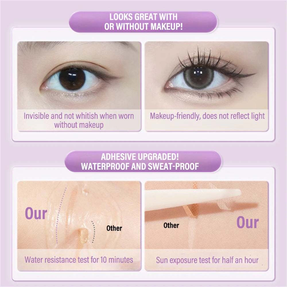 240 PCS Double Eyelid Stickers Natural Invisible And Long-lasting Shaping Big Eye Beauty Tapes For Single Eyelid Person Tools HIP