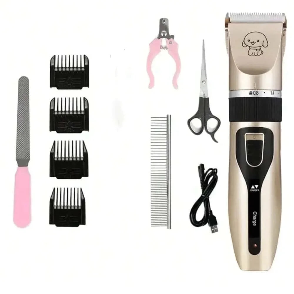 USB Rechargeable Electric Shaver & Low-Noise Animal Hair Clipper Electric Shaver Clipper HIP