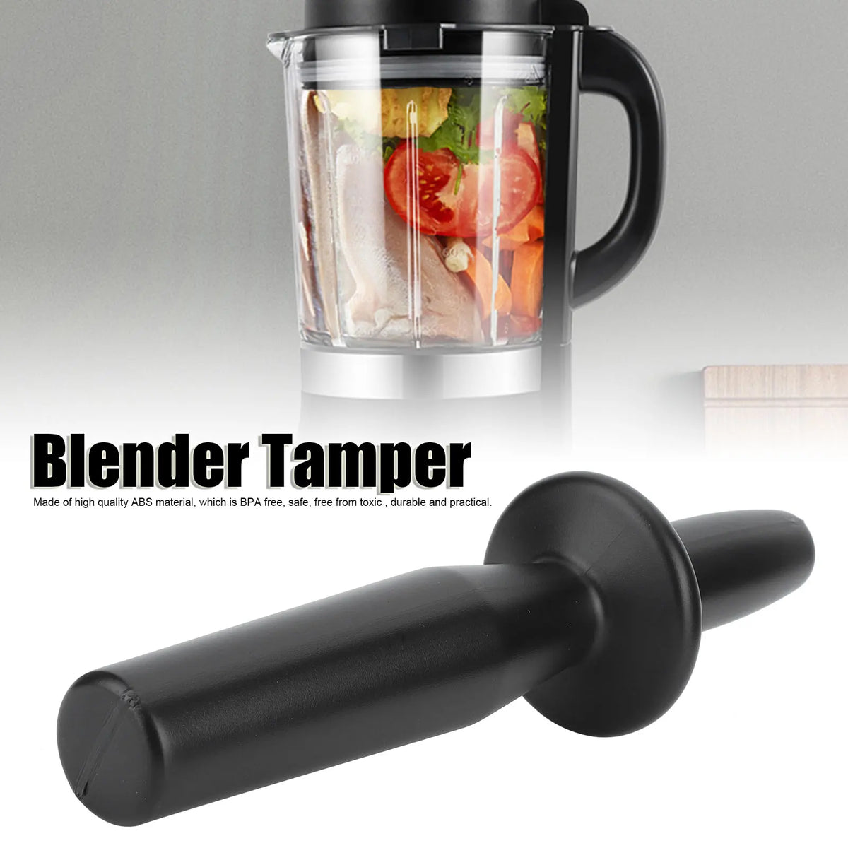 Blender Tamper Blender Tamper Stick Accelerator Plunger Tool Replacement Fit for 64‑Ounce and 40‑Ounce Blender Tamper Stick HIP