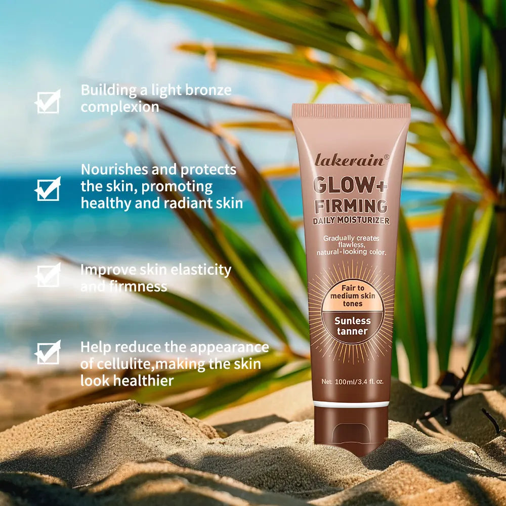 Tanning Lotion Self Tanner Sunless Browning Lotion, Best Gradual Tanner for Men and Women, Streak-Free Fake Tan HIP