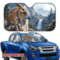 Owl Print Windshield Sunshade – UV-Blocking Car Sun Shield Car Windshield Sunshade HIP S