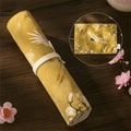 Vintage Roll-Up Pencil Case – Large Capacity Stationery Bag Roll-Up Pencil Case HIP 1