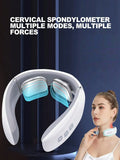 AXH Intelligent Electric Neck & Shoulder Massager Neck Shoulder Massager HIP WHITE