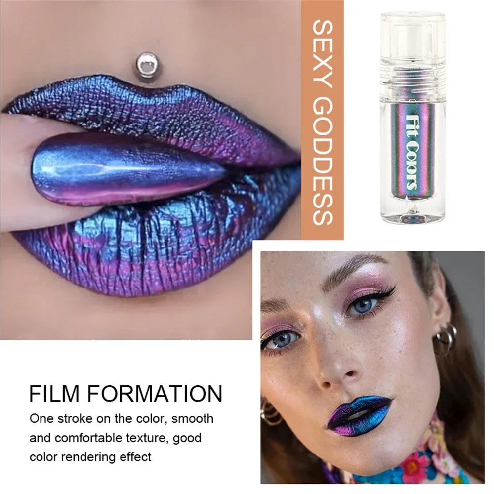 Multi-Chrome Shifting Pigments Chameleon Liquid Eyeshadow Long Lasting Multichrome Duochrome Eyeshadow Pigments Liquid Eyeshadow HIP
