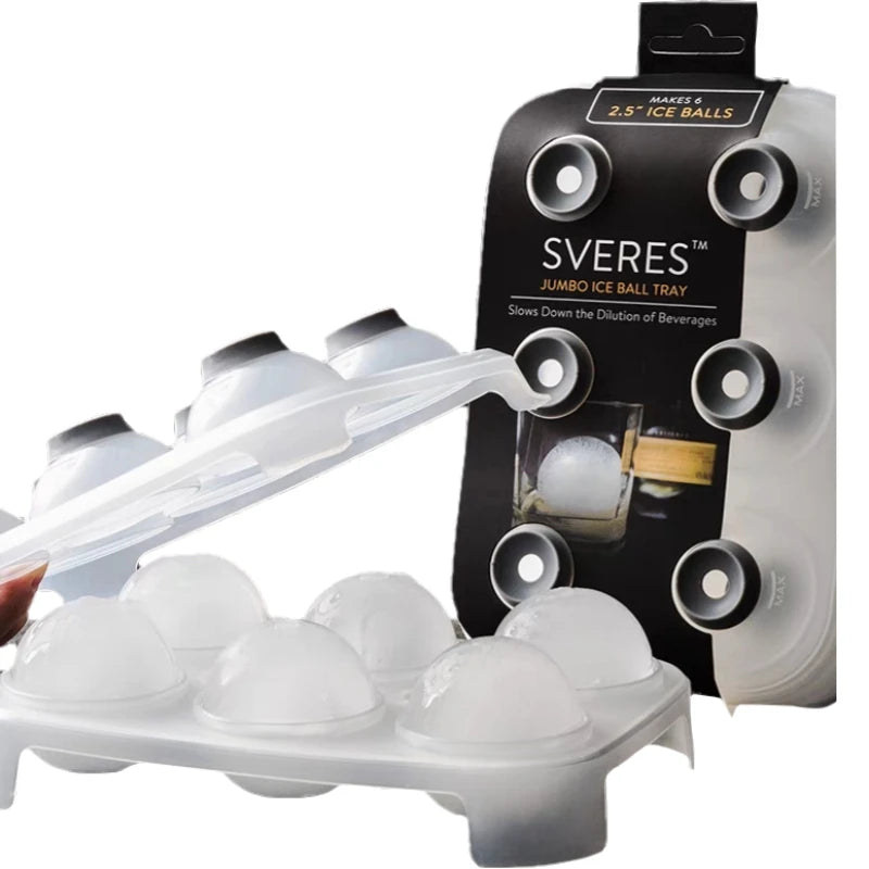 SVERES Jumbo Halloween Silicone Ice Cube Molds – Set of 6 Silicone Ice Mold HIP