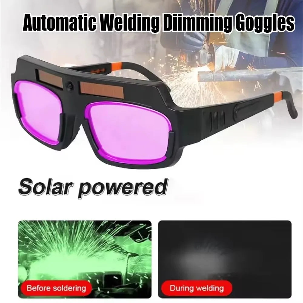 Auto-Darkening Welding Goggles | Solar Anti-Glare Lens Welding Safety Goggles HIP