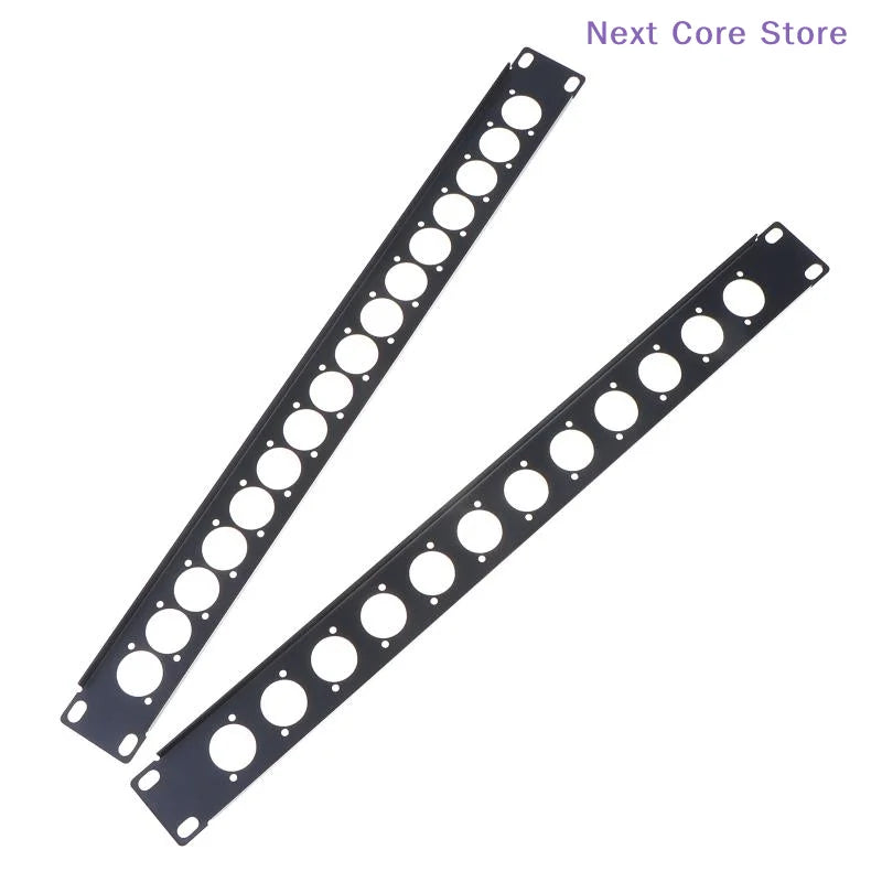 1U Rack Patch Panel 4–16 Way XLR Connector Mount | Metal Rack Patch Panel HIP