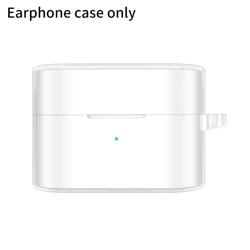 Silicone TPU Clear Case For Sony WF 1000XM6 Protective Sleeve Earphone Charging Case Cover Anti Scratch Accessories With Hook HIP transparent
