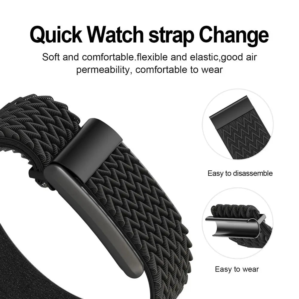 Nylon Replacement Band for Whoop 5.0 – Adjustable & Breathable Fitness Tracker Band HIP