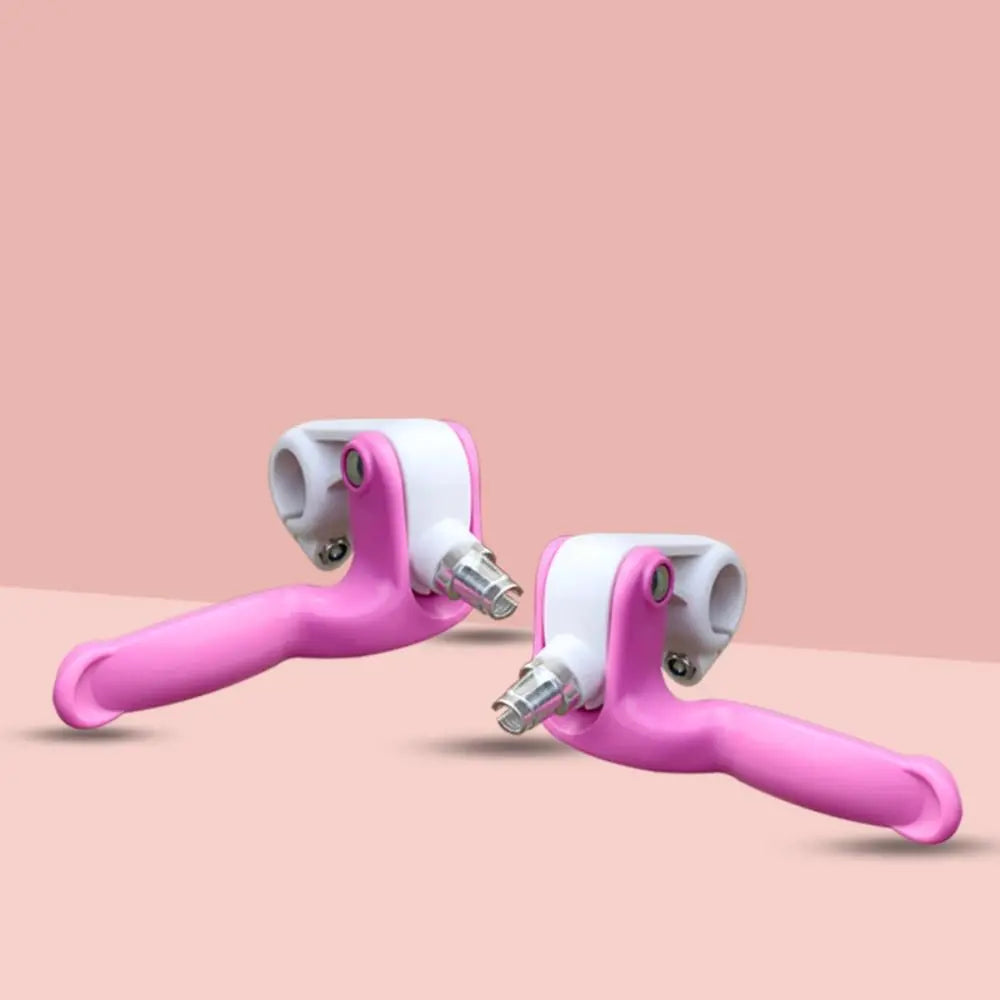 Kids Bike Brake Levers – Durable PP Plastic Bicycle Handles Bike Brake Levers HIP Pink