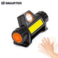 ESMARTER COB LED Rechargeable Headlamp – Waterproof & Magnetic LED Headlamp HIP 101GBGY