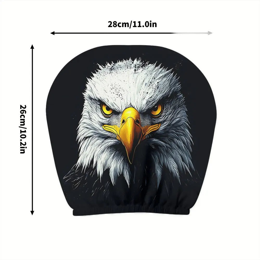2-Pack Eagle Print Car Headrest Pillows – SUV, Sedan & Truck Car Headrest Pillow HIP