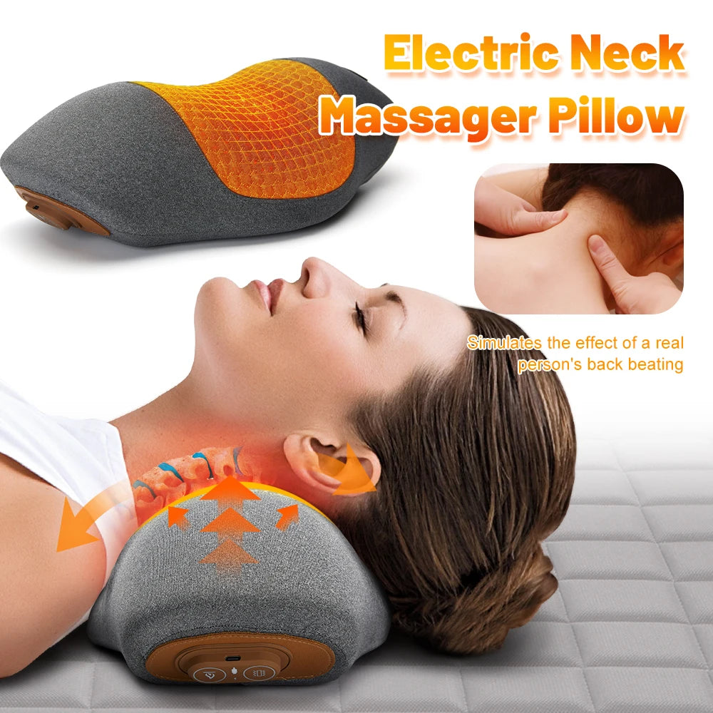 Neck Massage Pillow with Heat & Vibration | HIP Neck Massage Pillow HIP