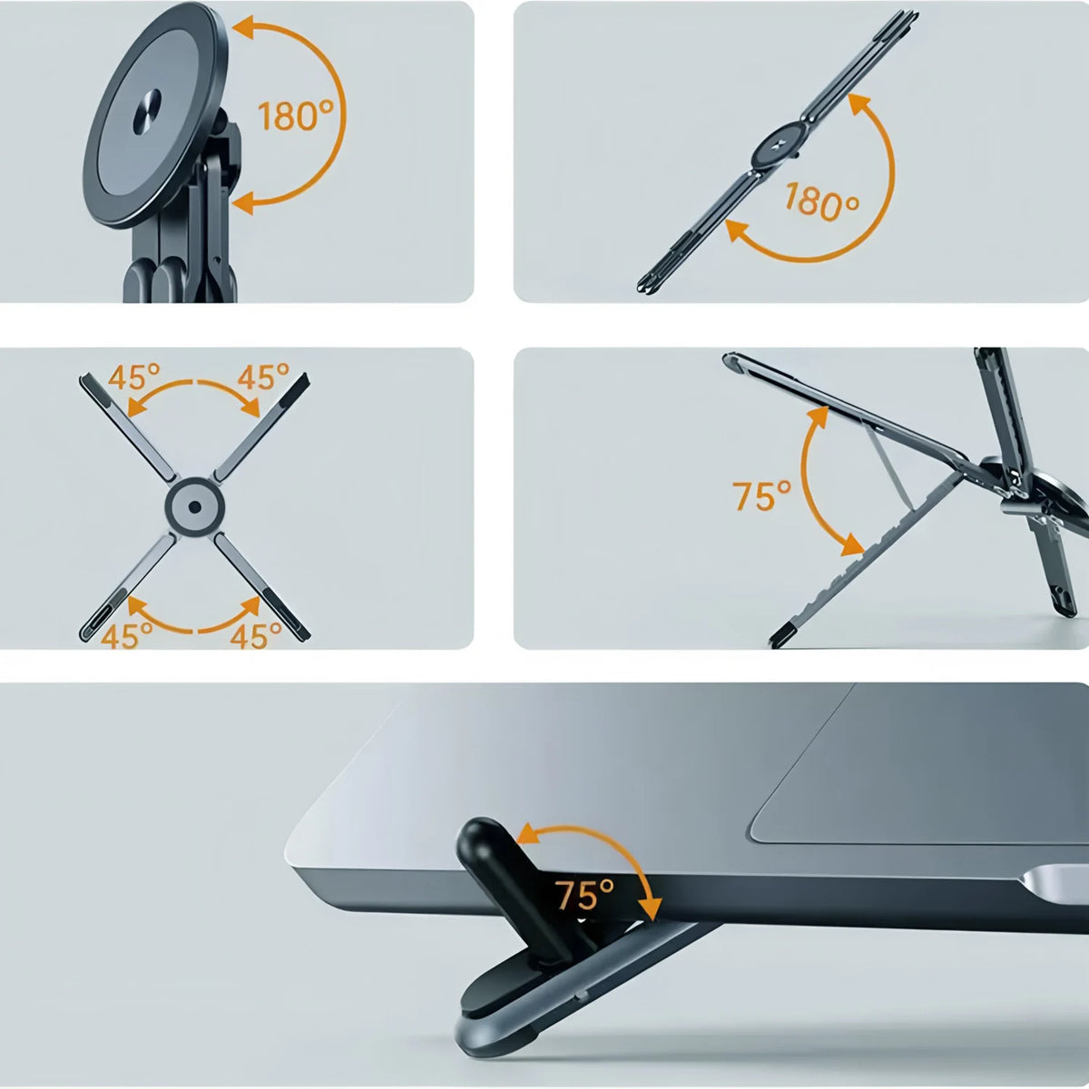 3-in-1 Magnetic Phone Holder, Selfie Stick & Tripod | DOOCK Phone Tripod Stand HIP