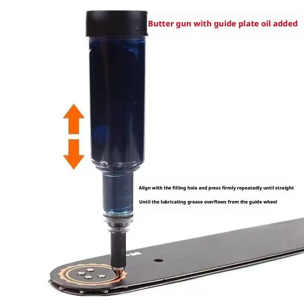 Portable Precision Grease Tool Deep Lubrication Anti Rust Anti Corrosion Chainsaw Guide Plate Lubricating Oil Injector HIP