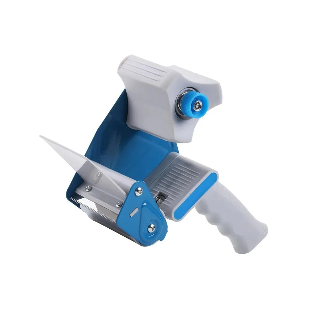 One-Handed Heavy-Duty Tape Dispenser – 5cm Packing Sealer Tape Dispenser HIP Blue