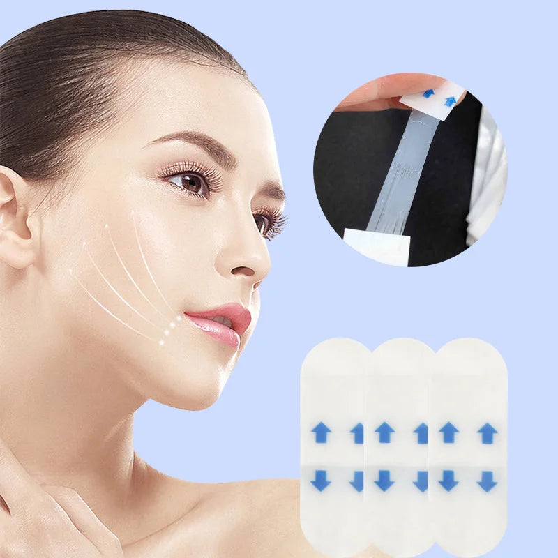 Waterproof V-Shape Face Lifting Tape – Invisible Chin Patches Face Lifting Tape HIP