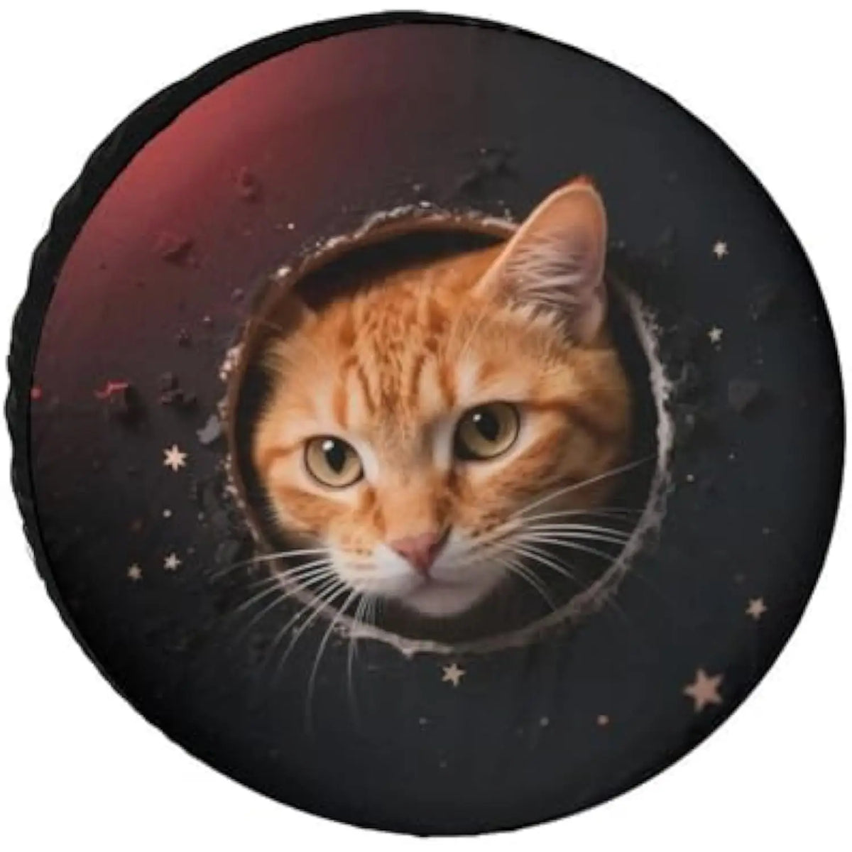 Orange Cat Spare Tire Cover – 26" Weatherproof RV Protector Spare Tire Cover HIP Acquiesce 15 in