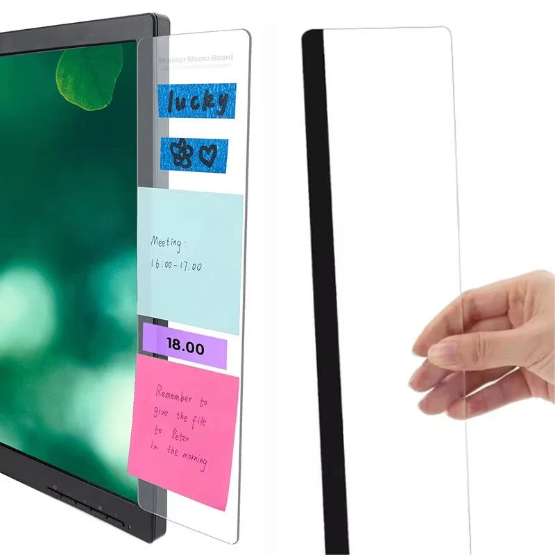 Monitor Memo Clip Board – Sticky Note Holder for Desk Monitor Note Holder HIP