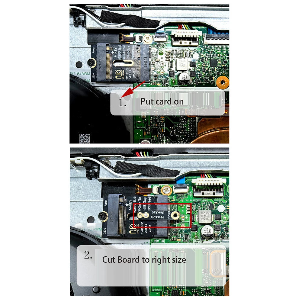 M.2 A+E to M-Key NVMe SSD Adapter Card – PCIe 4.0 NVMe SSD Adapter Card HIP