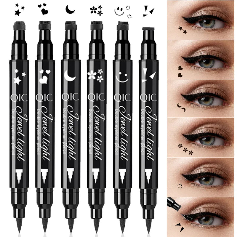 QIC 2-in-1 Stamp Liquid Eyeliner – Waterproof & Long-Lasting Stamp Liquid Eyeliner HIP