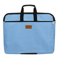 Waterproof Document Handbag – Double Layer File Folder Bag Document File Bag HIP Light Blue