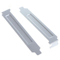 5-Pack Silver PCI Slot Cover Blanking Plates – 12cm Metal PC Slot Cover HIP One Size