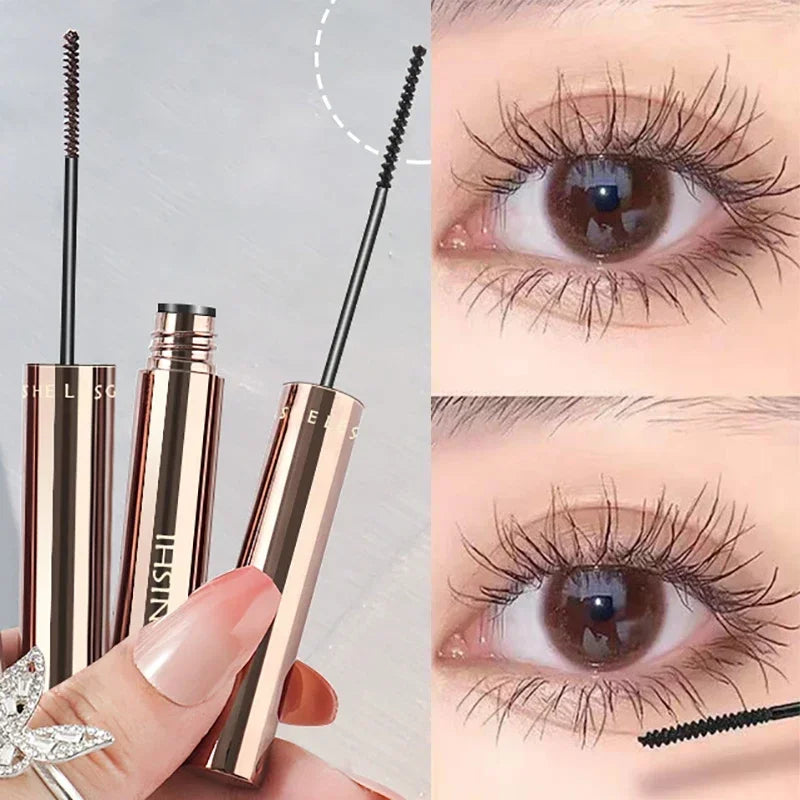 Silk Fiber Matte Mascara – Waterproof Lengthening & Curling Mascara HIP